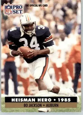 Bo Jackson - 1991 Pro Set - #42 - Football - Football Card Single