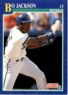 Bo Jackson - 1991 Score - #5 - Baseball - Baseball Card Single