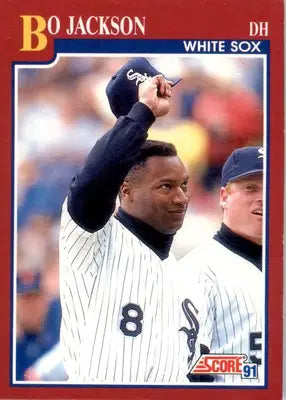 Bo Jackson - 1991 Score Rookie & Traded - #1T - Baseball - Baseball Card Single