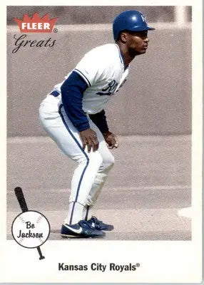 Bo Jackson - 2002 Fleer Greats of the Game - #16 - Baseball - Baseball Card Single