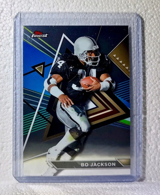 Bo Jackson 2023 Topps Finest NFL #225 Football Card Los Angeles Raiders - Football Card Single