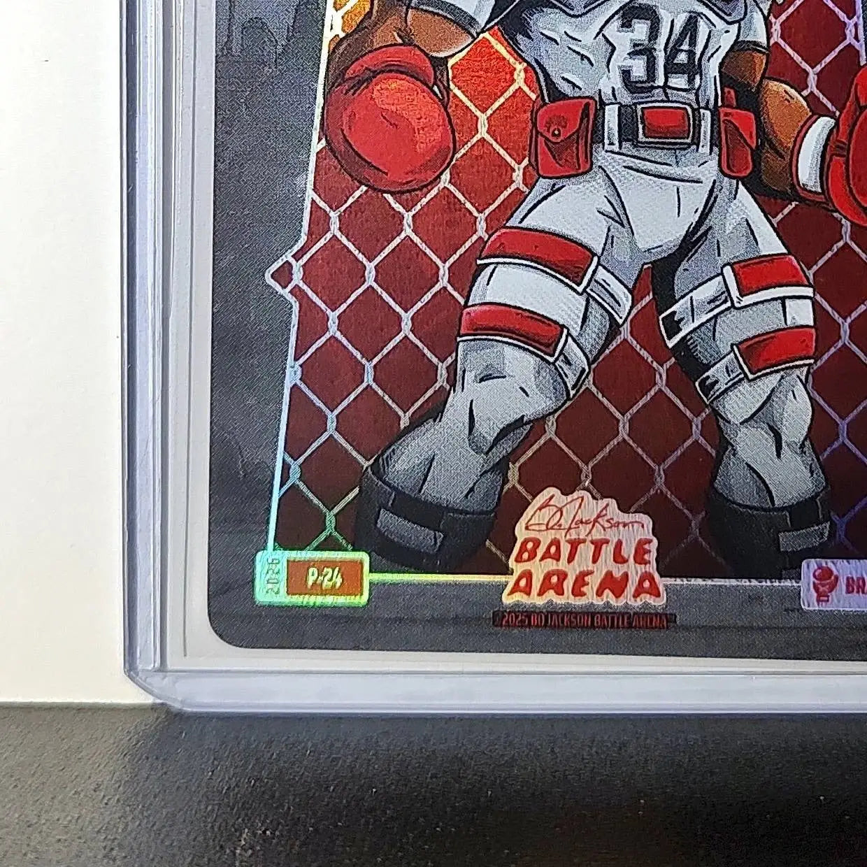 Bo Jackson 2026 Battle Arena #P-24 BOJAX PSA Magazine Football Card 140 Power - Football Card Single