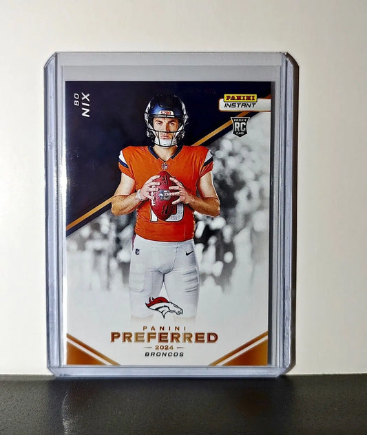 Bo Nix 2024 Panini Preferred NFL #27 Rookie Football Card Denver Broncos 1/335 - Football Card Single