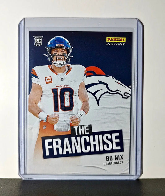 Bo Nix Rookie 2024 Panini The Franchise NFL #15 Football Card Raiders 1 of 319 - Football Card Single