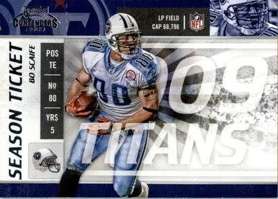 Bo Scaife - 2009 Playoff Contenders - #95 - Football - Football Card Single