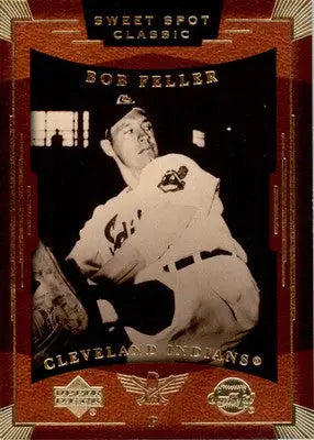 Bob Feller - 2004 Upper Deck Sweet Spot Classic - #7 - Baseball - Baseball Card Single