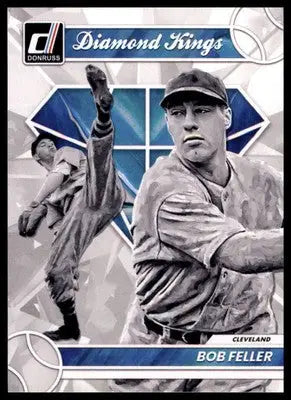 Bob Feller 2023 Donruss Diamond Kings #16 Cleveland Indians - Baseball Card Single