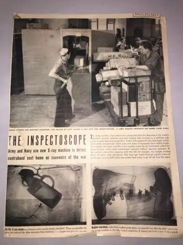 Vintage newspaper article featuring Bob Feller and Hank Greenberg Navy cutout picture