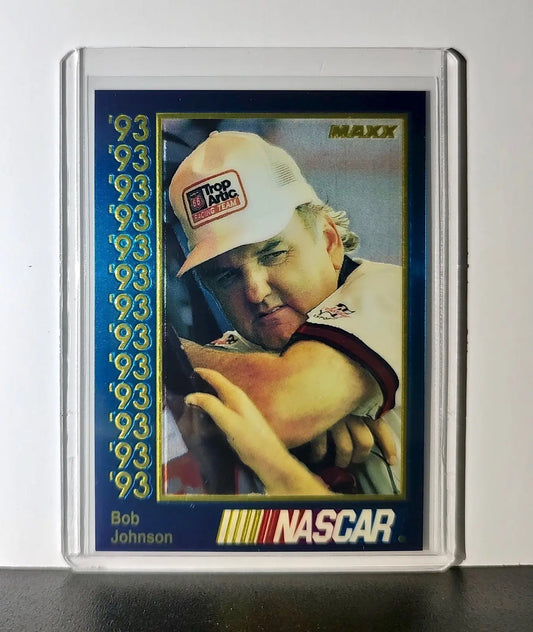 Bob Johnson 1993 Maxx Premier Plus Racing #153 NASCAR Card Cale Yarborough - Racing Card Single