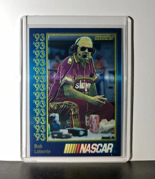 Bob Labonte 1993 Maxx Premier Plus Racing #165 NASCAR Card Labonte Motorsports - Racing Card Single