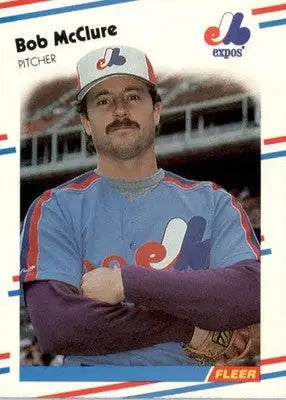 Bob McClure - 1988 Fleer - #189 - Baseball - Baseball Card Single