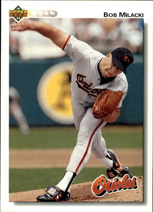 Bob Milacki 1992 Upper Deck MLB #480 Baseball Card Baltimore Orioles - Baseball Card Single