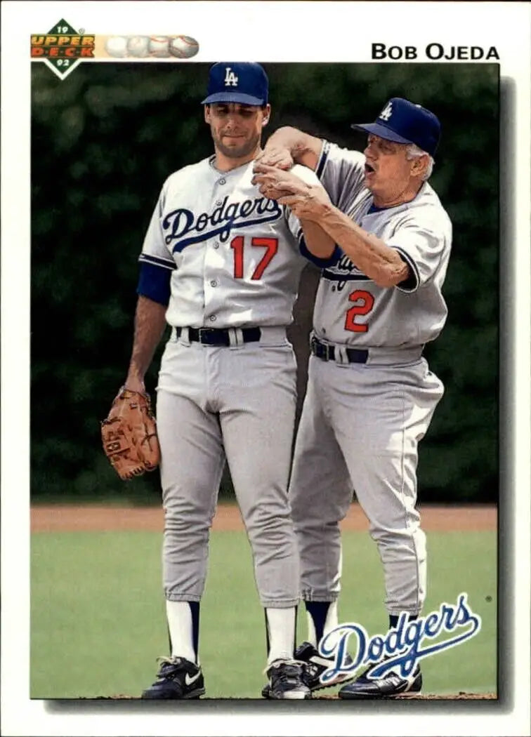 Bob Ojeda 1992 Upper Deck MLB #666 Baseball Card Los Angeles Dodgers - Baseball Card Single