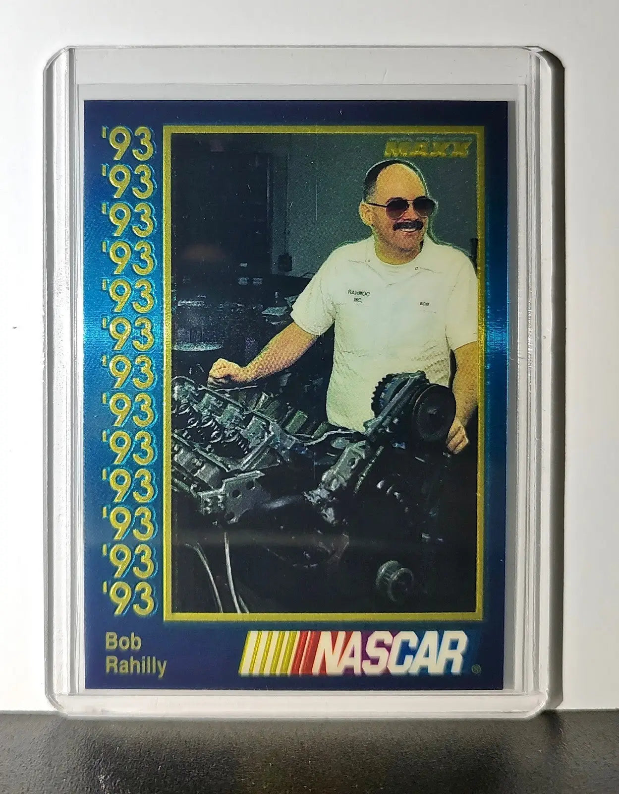 Bob Rahilly 1993 Maxx Premier Plus Racing #126 NASCAR Card RahMoc Enterprises - Racing Card Single