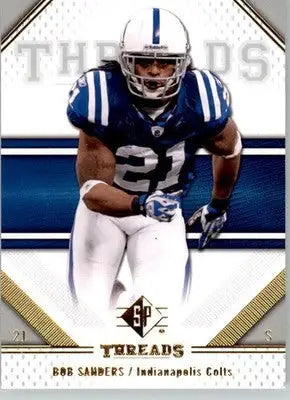 Bob Sanders - 2009 SP Threads - #8 - Football - Football Card Single