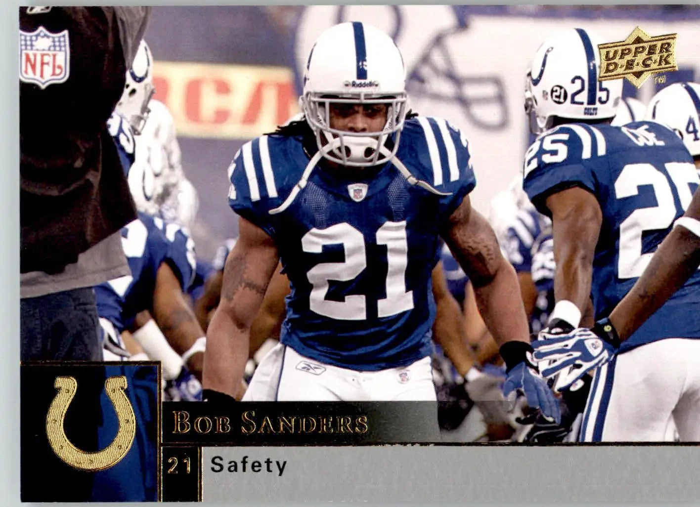 Bob Sanders - 2009 Upper Deck - #92 - Football - Football Card Single