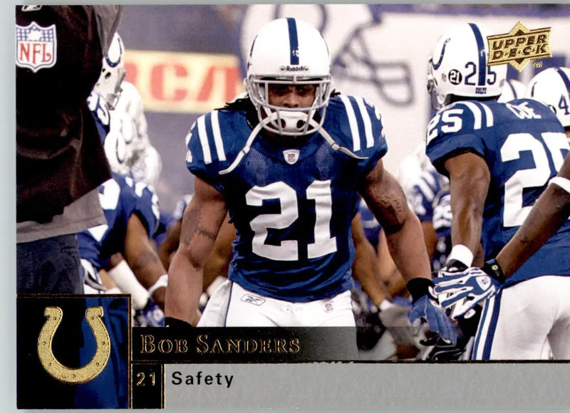 Bob Sanders - 2009 Upper Deck - #92 - Football - Football Card Single