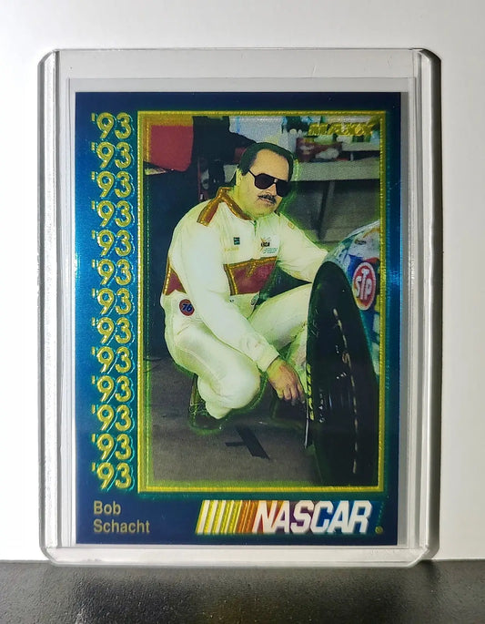 Bob Schacht 1993 Maxx Premier Plus Racing #86 NASCAR Card Bob Schacht Racing - Racing Card Single