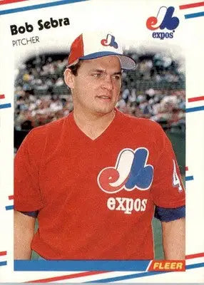 Bob Sebra - 1988 Fleer - #195 - Baseball - Baseball Card Single