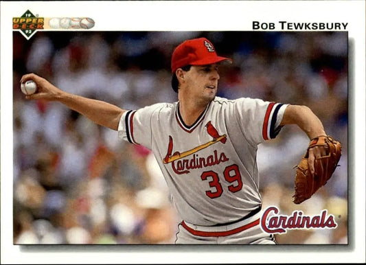 Bob Tewksbury 1992 Upper Deck MLB #512 Baseball Card St. Louis Cardinals - Baseball Card Single