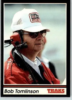 Bob Tomlinson - 1991 Traks - #104 - RC Racing - Racing Card Single