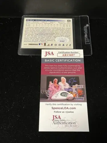 Bobby Abreu 1997 Score signed baseball card with JSA authentication for Houston Astros fans
