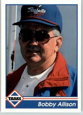Bobby Allison - 1992 Traks - #14 - Racing - Racing Card Single