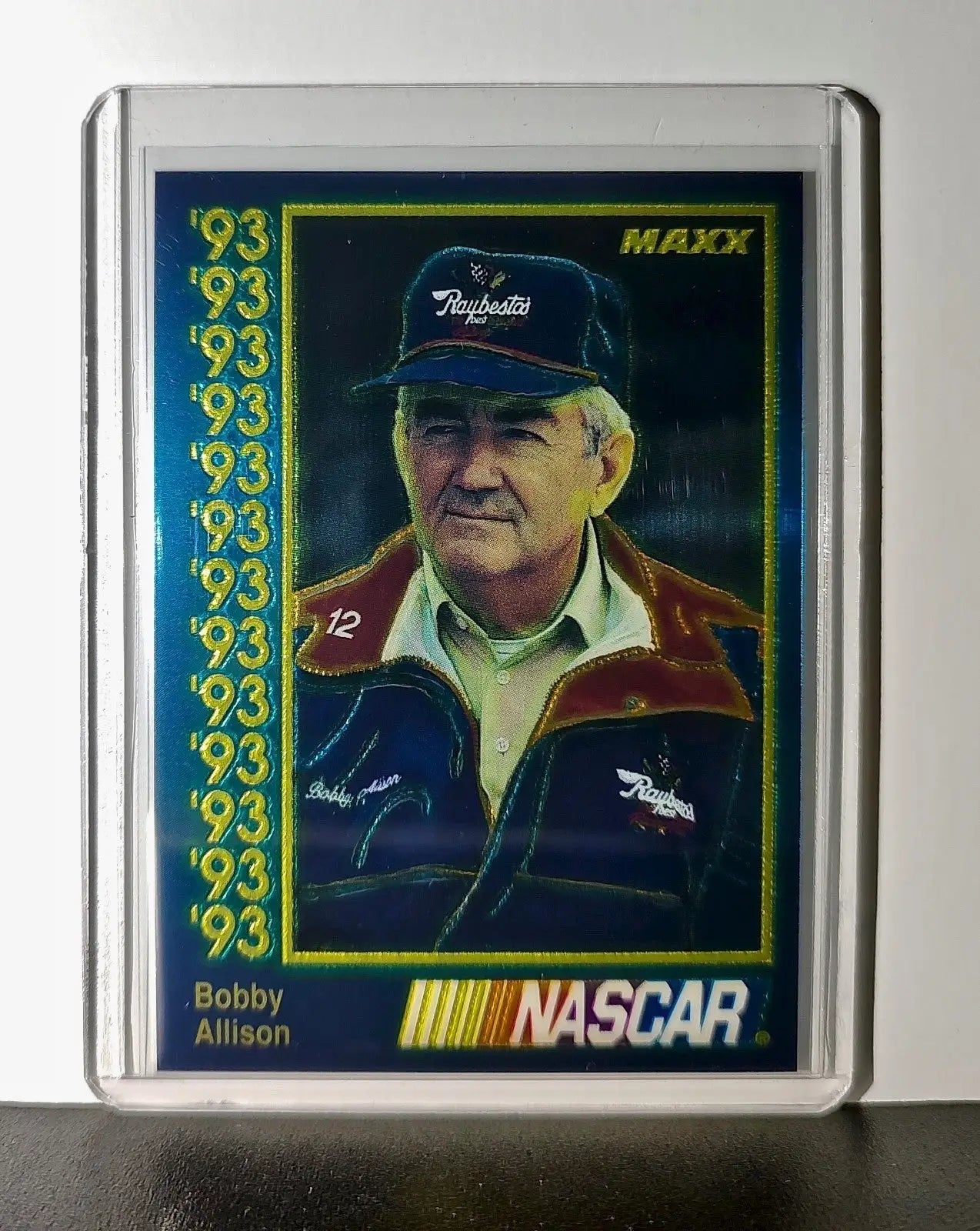 Bobby Allison 1993 Maxx Premier Plus Racing 116 NASCAR Bobby Allison Motorsports - Collectibles
