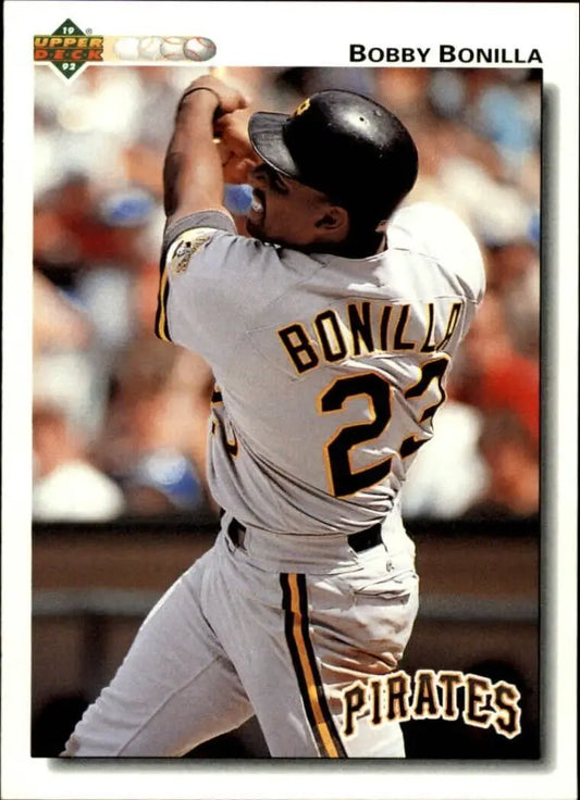 Bobby Bonilla 1992 Upper Deck MLB #225 Baseball Card Pittsburgh Pirates - Baseball Card Single