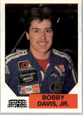 Bobby Davis Jr. - 1990 World of Outlaws - #4 - Racing - Racing Card Single