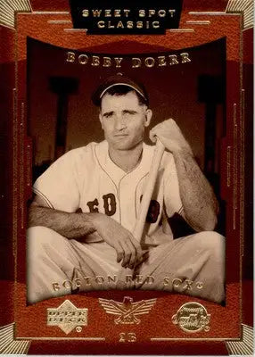 Bobby Doerr - 2004 Upper Deck Sweet Spot Classic - #11 - Baseball - Baseball Card Single