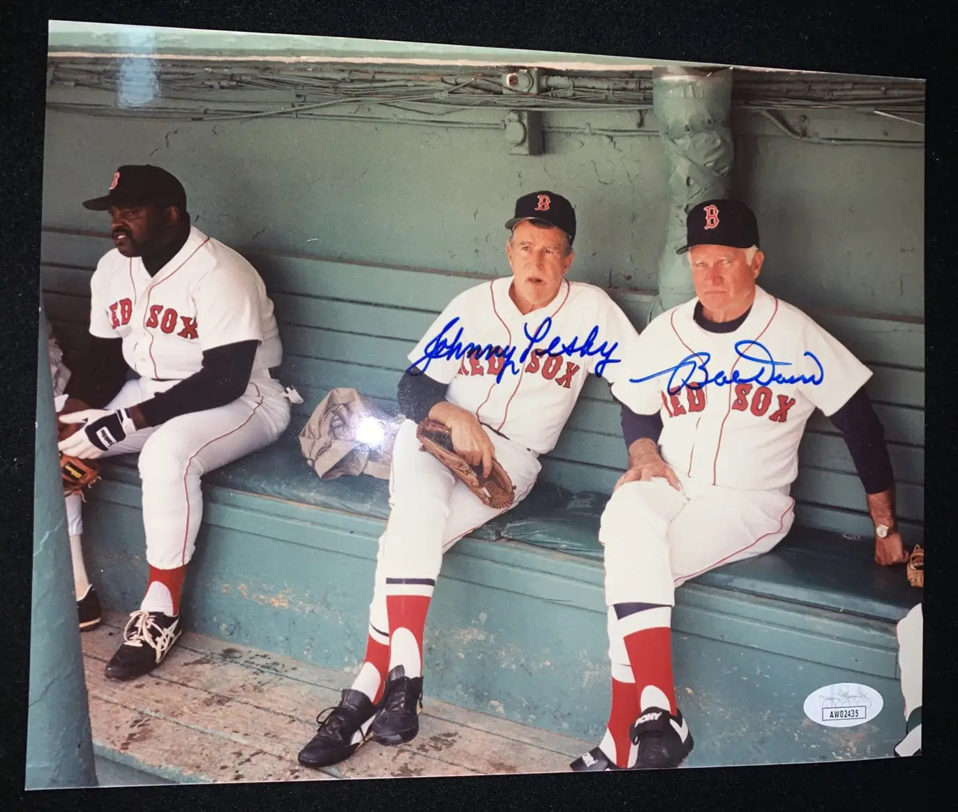 BOBBY DOERR JOHNNY PESKY Boston RED SOX HOF Dual SIGNED AUTO 8x10 PHOTO JSA - Sports Memorabilia