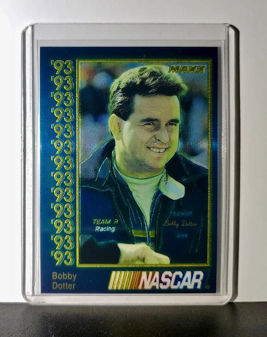 Bobby Dotter 1993 Maxx Premier Plus Racing #80 NASCAR Card Team R Racing - Racing Card Single