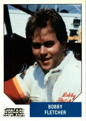 Bobby Fletcher - 1987 World of Outlaws - #48 - Racing - Racing Card Single