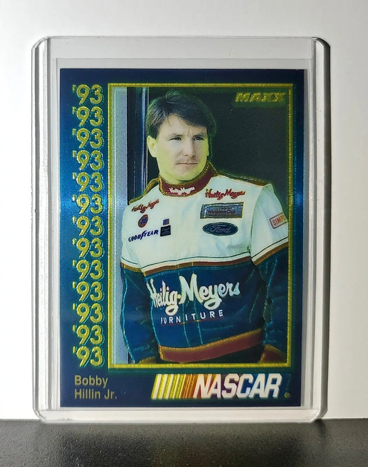 Bobby Hillin Jr. 1993 Maxx Premier Plus Racing #84 NASCAR Card Donlavey Racing - Racing Card Single