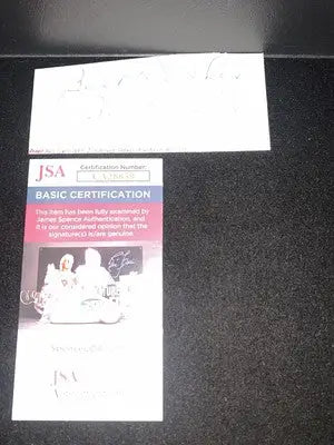 Bobby Hull Hockey Autographed Signed Index Card Cut Auto Dated 1982 JSA COA - Sports Memorabilia (Jerseys balls helmets