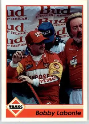 Bobby Labonte - 1992 Traks - #44 - Racing - Racing Card Single