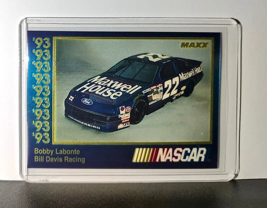 Bobby Labonte 1993 Maxx Premier Plus Racing #51 NASCAR Card Bill Davis Racing - Racing Card Single
