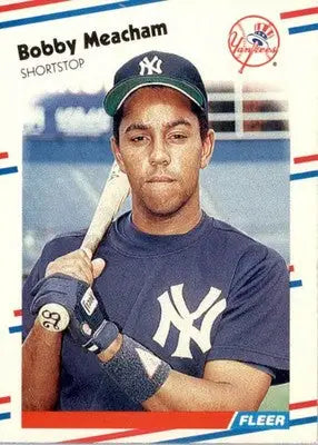 Bobby Meacham - 1988 Fleer - #215 - Baseball - Baseball Card Single