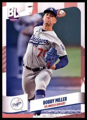 Bobby Miller 2024 Topps Big League #55 Los Angeles Dodgers - Baseball Card Single