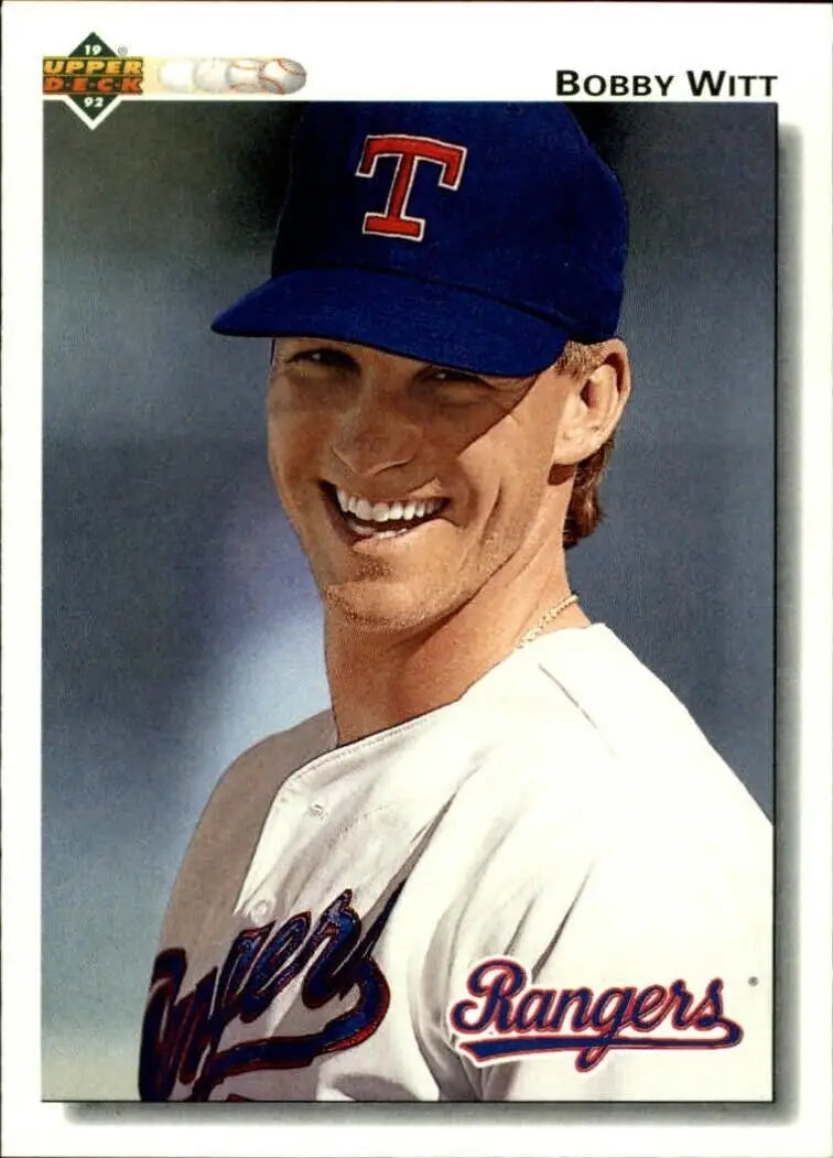 Bobby Witt 1992 Upper Deck MLB #576 Baseball Card Texas Rangers - Baseball Card Single