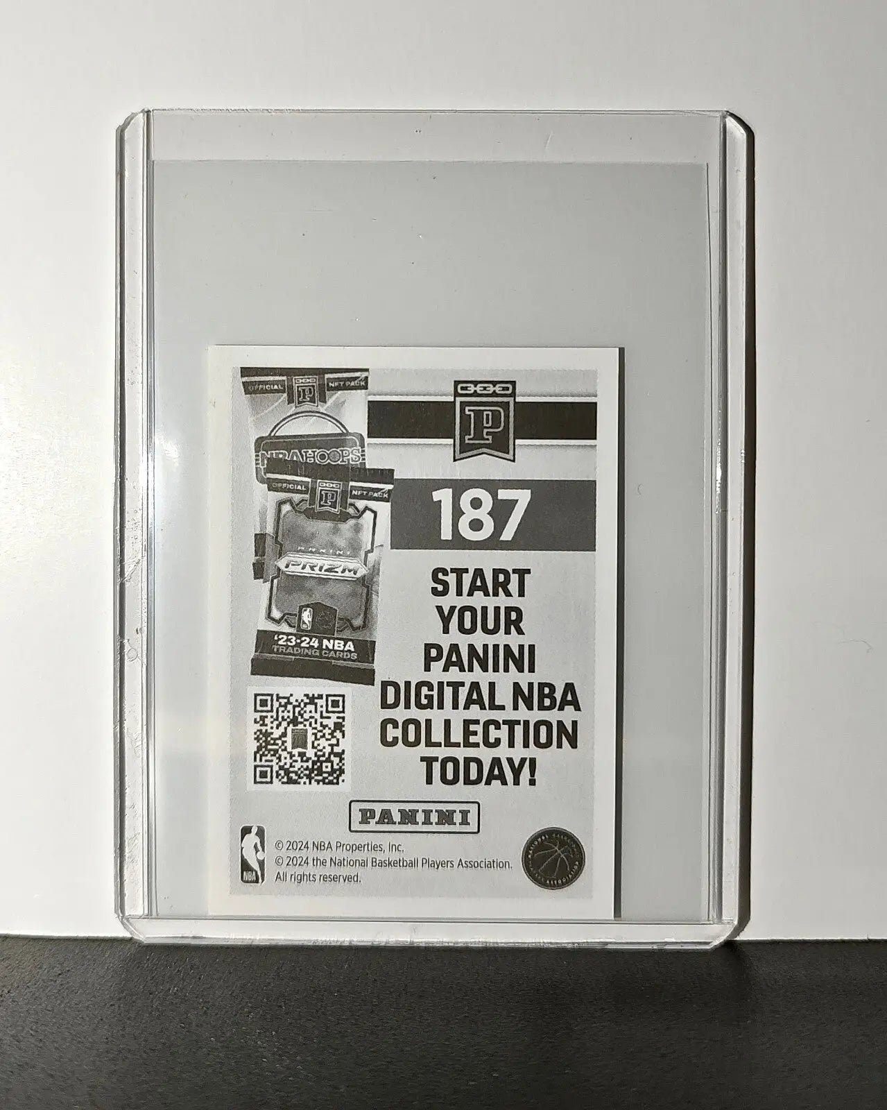 Bobi Klintman 2024-25 Panini NBA #187 Sticker Card Detroit Pistons