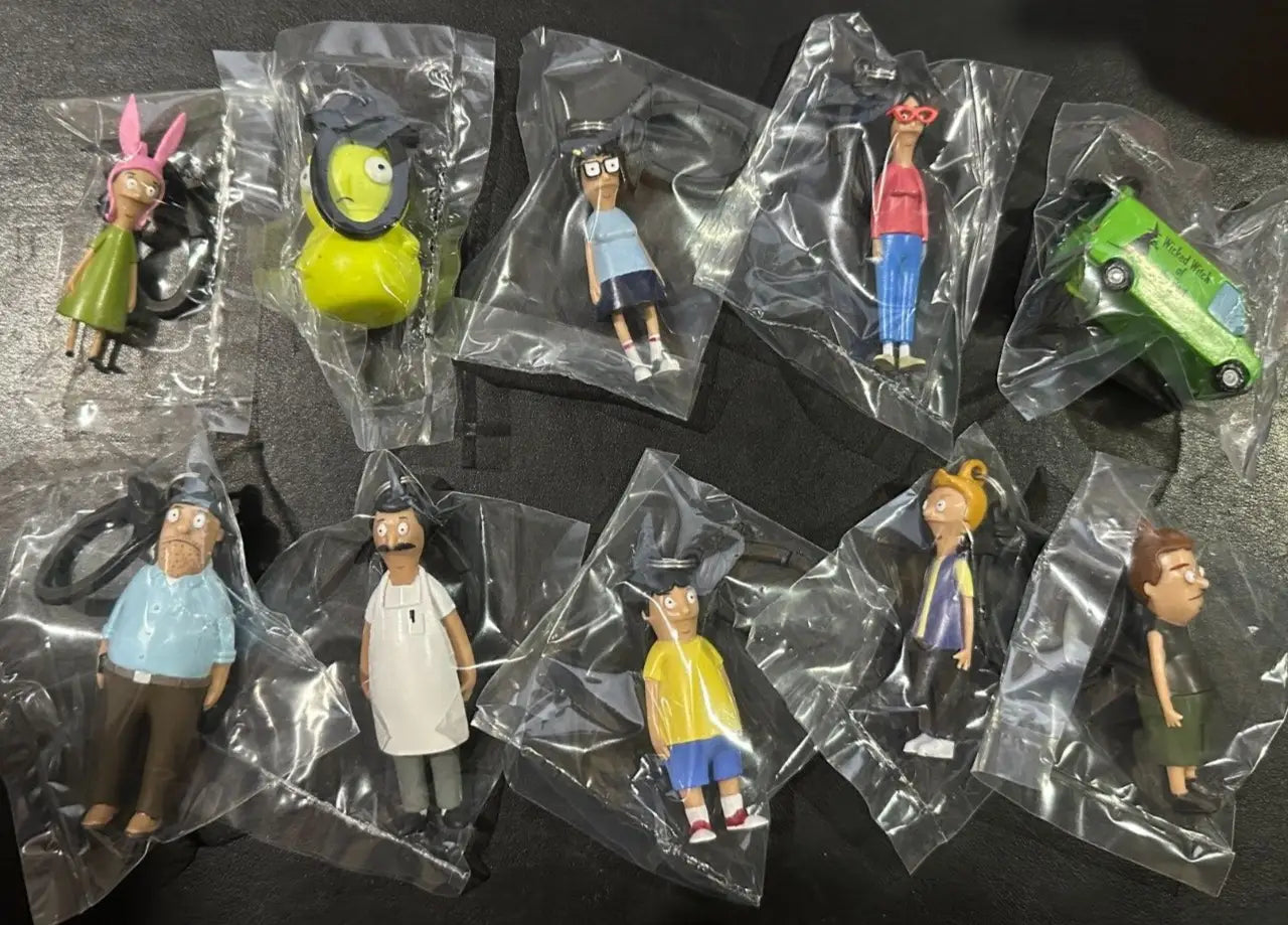 Bob’s Burgers Figure Hangers keychains from the 2017 blind box set of figures