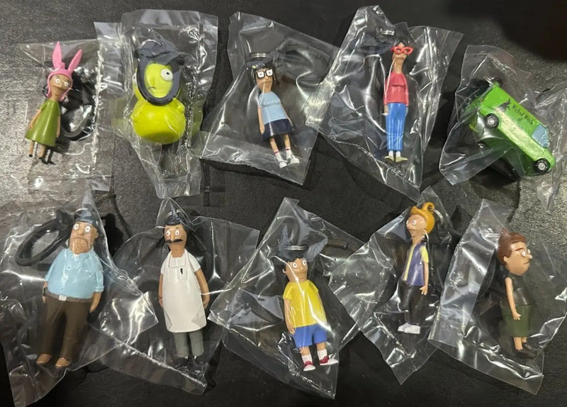 Bob’s Burgers Figure Hangers keychains from the 2017 blind box set of figures