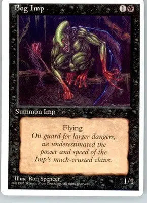 Bog Imp - Fourth Edition ALTERNATE - LP - Magic Card Single
