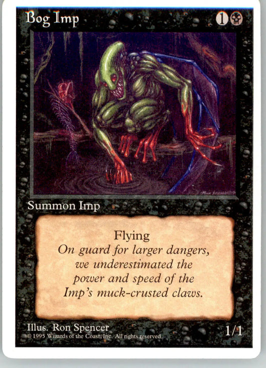 Bog Imp - Fourth Edition ALTERNATE - LP Magic: The Gathering - Magic Card Single