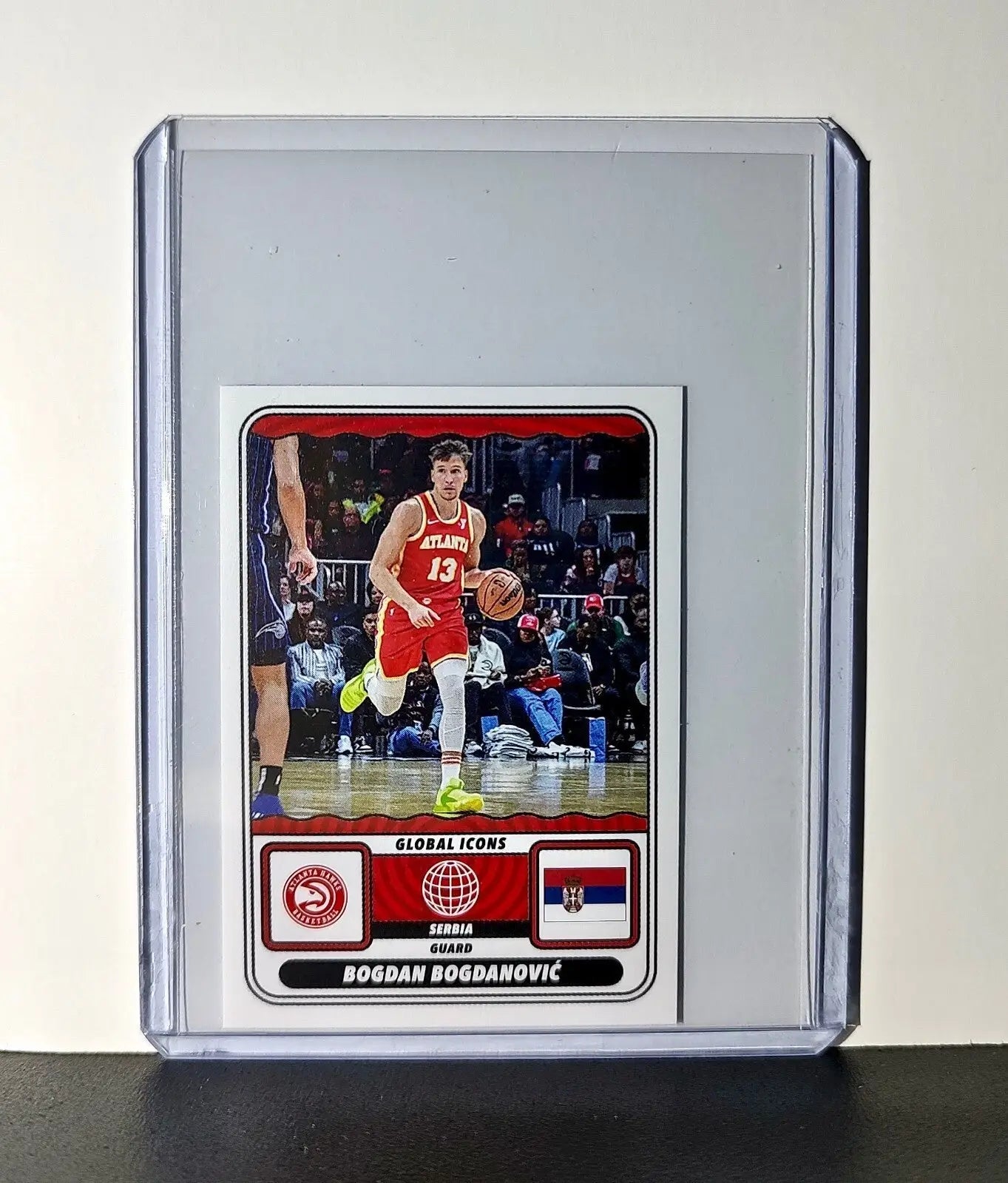 Bogdan Bogdanović Global Icons 2024-25 Panini NBA #62 Sticker Card Atlanta Hawks - Basketball Card Single