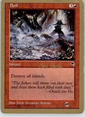 Boil - 1999 Kai Budde (SB) World Championship Decks - HP Magic - Magic Card Single