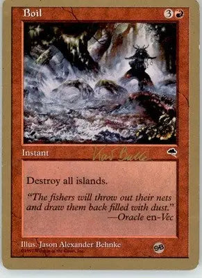 Boil - 1999 Kai Budde (SB) World Championship Decks - MP Magic - Magic Card Single