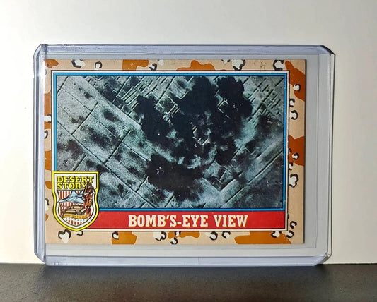 Bomb’s-Eye View 1991 Topps Desert Storm #165 Card